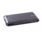 Mobiparts TPU Case Galaxy Note S-Shape Black