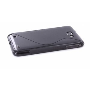 Mobiparts TPU Case Galaxy Note S-Shape Black