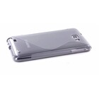 Mobiparts TPU Case Galaxy Note S-Shape Transparant