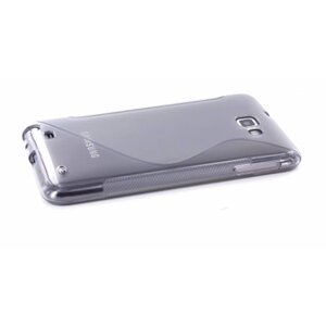 Mobiparts TPU Case Galaxy Note S-Shape Transparant