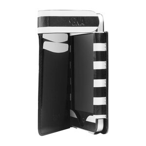 Sena Hampton Wallet iPhone 4/4S Streep Wit/Zwart