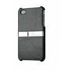 Uunique Hardshell iPhone 4/4S Black Leather