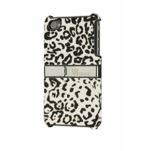 Uunique Hardshell iPhone 4/4S Leopard White