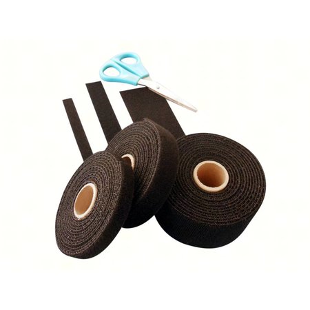 DynaLok Klittenband Back to Back (bundelband, dubbelzijdig klittenband), 12, 20 en 50 mm, Zwart