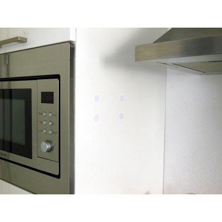 DynaLok Klittenband zelfklevend (haak- & lusband), 20 mm., wit, binnengebruik