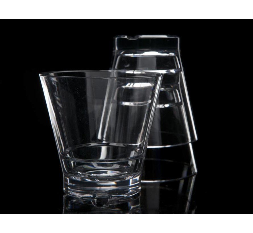 Stapelbaar onbreekbaar glas | Luxe | 0.41 ltr. Laag Capellastack