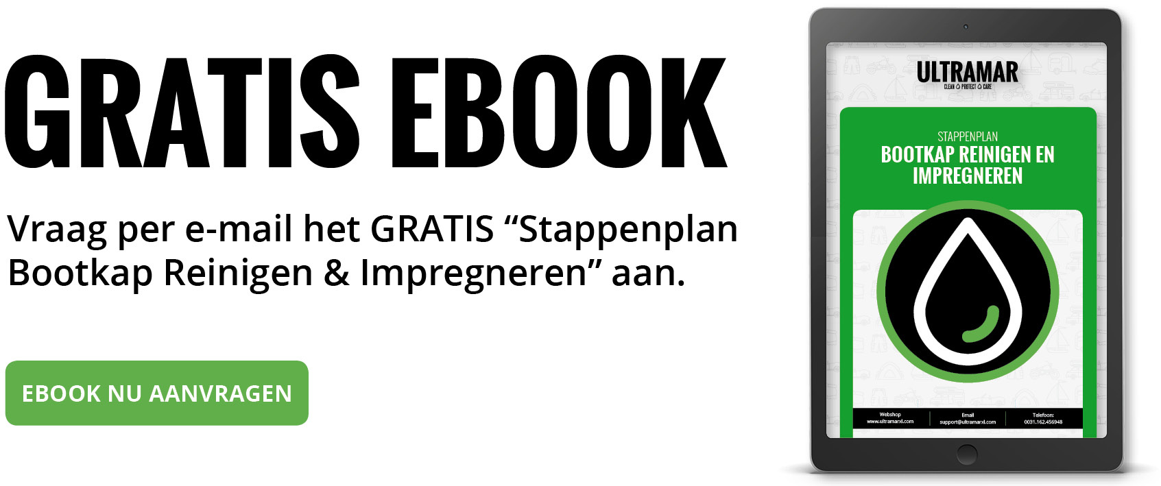 Ebook: Stappenplan Bootkap Reinigen & Impregneren