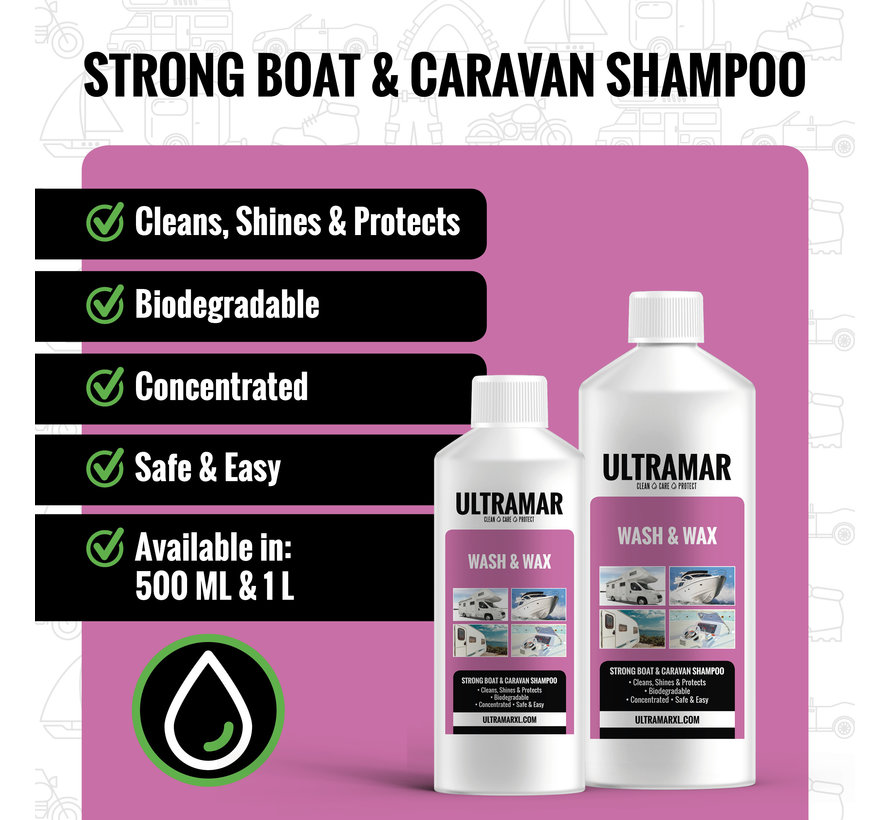 Sterke Boot & Caravan Shampoo - WASH & WAX
