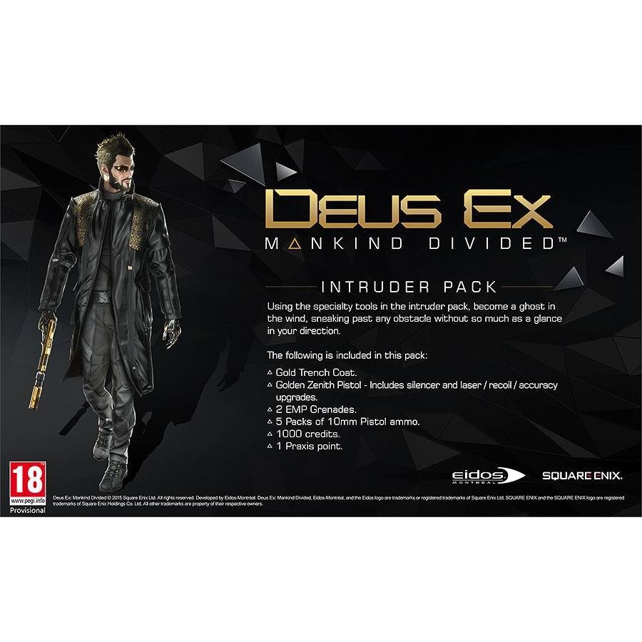 Deus Ex: Mankind Divided Day One Edition - PC