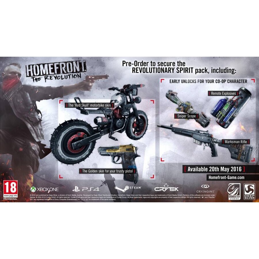 Homefront: The Revolution + DLC - Playstation 4