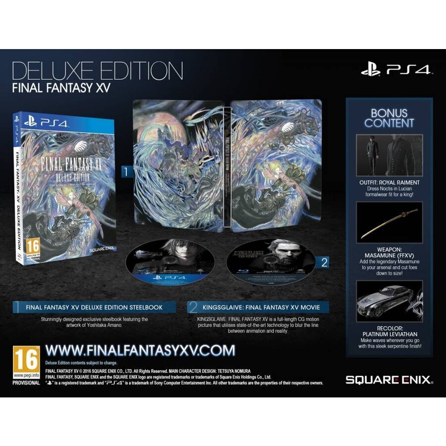 Final Fantasy XV - Deluxe Edition - Playstation 4