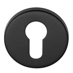 Cilinderrozet Basic LBY50D mat zwart