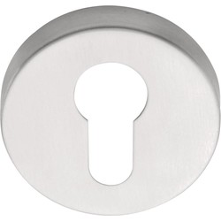 Cilinderrozet Basic LBY50D mat rvs