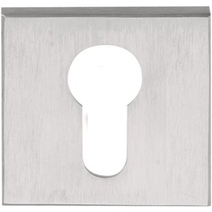 Cilinderrozet Square LSQBY50 mat rvs