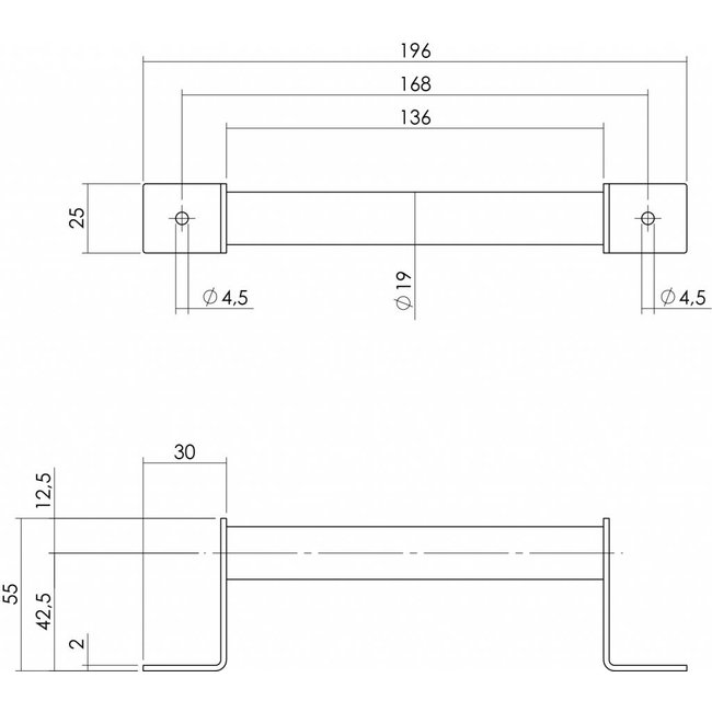 Intersteel Schuifdeursysteem deurgreep