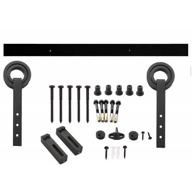 Intersteel Schuifdeursysteem Modern mat zwart