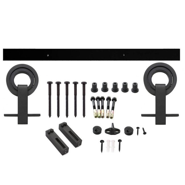 Intersteel Schuifdeursysteem Modern Top mat zwart