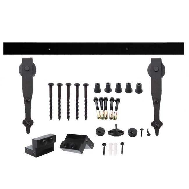 Intersteel Schuifdeursysteem Classic mat zwart