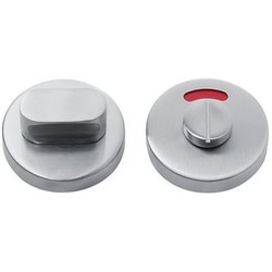 Toiletgarnituur RVS rond