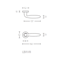 Formani Deurkruk Basic LB-18 mat RVS