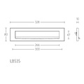 Formani Briefplaat LB535 (buiten)