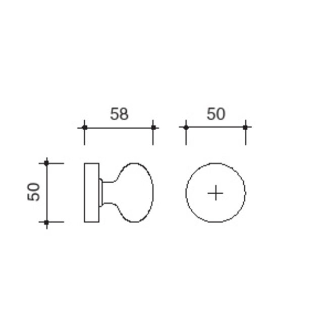 Weekamp deuren Voordeurknop Mistral  PVD Bronze