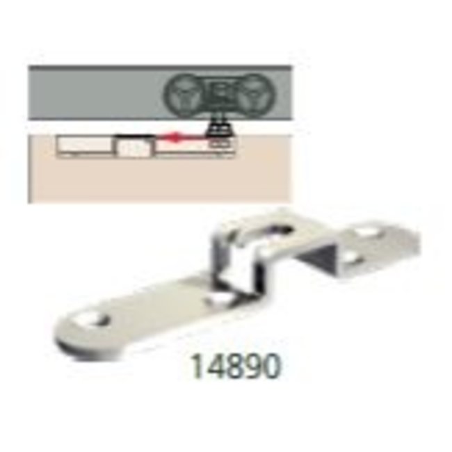 Verdekt liggende beugelset tbv Ultralux Evo 80