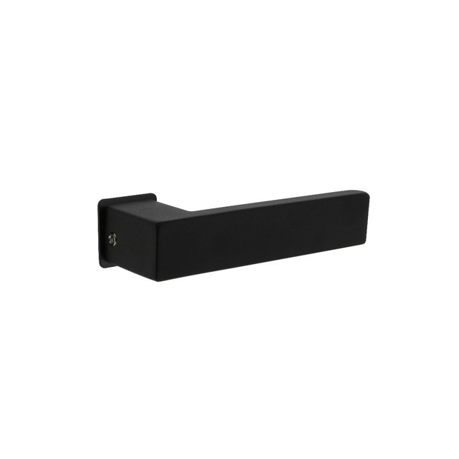 Intersteel Deurkruk Amsterdam met minimalistisch rozet zwart