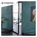 Intersteel Deurkruk Amsterdam met minimalistisch rozet zwart