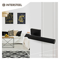 Intersteel Deurkruk Bastian vierkant rozet zwart