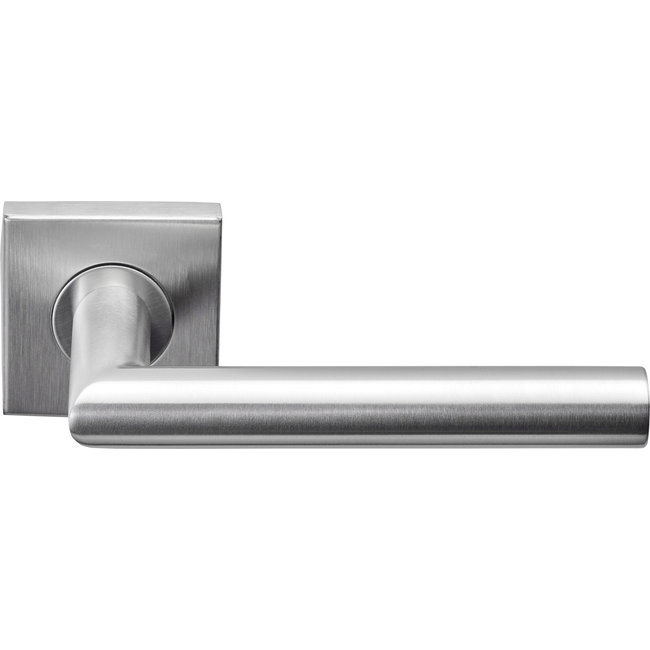 Formani Deurkruk LB-2 BSQ mat RVS op vierkant rozet