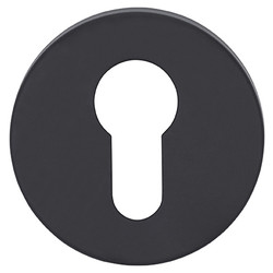 Cilinderrozet Pavo mat zwart