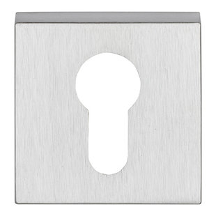 Cilinderrozet Clarke mat chroom