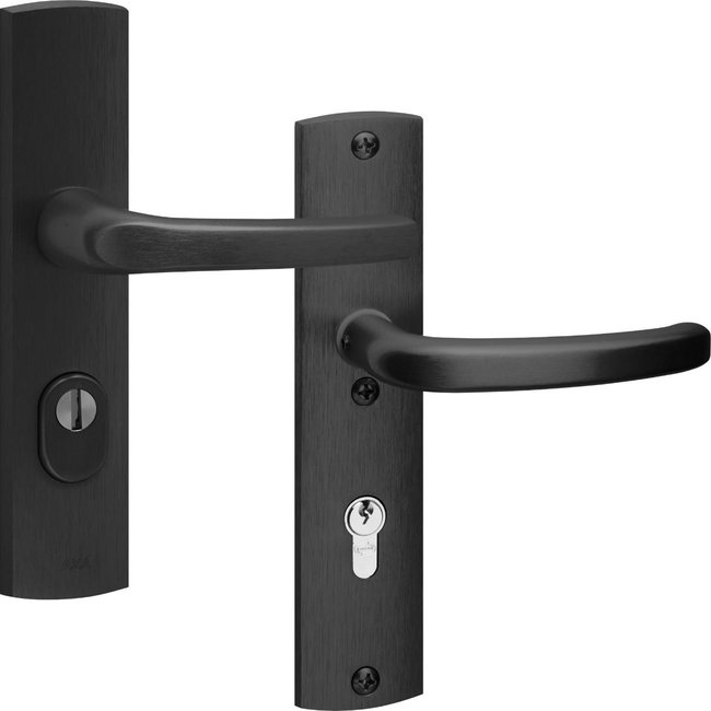 Weekamp deuren Veiligheidsbeslag Bow Bow zwart