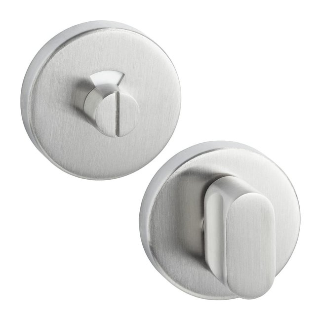 Weekamp deuren Toiletgarnituur RVS rond