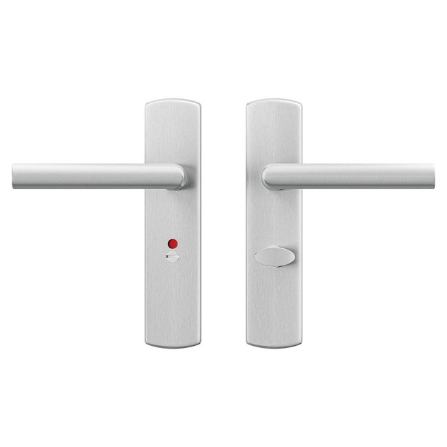 AXA Binnendeurbeslag Curve klik Milan vrijbezet aluminium F1