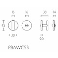 Formani Toiletset PBAWC53 mat zwart