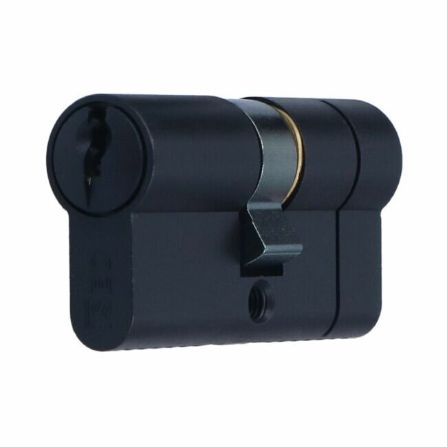 Iseo Veiligheidscilinder 30/30 zwart SKG3