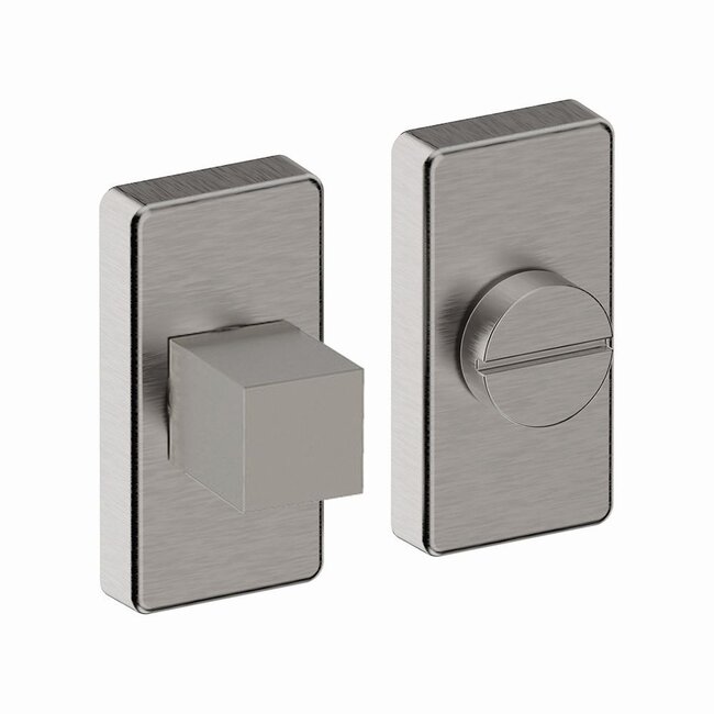 Toiletset Italia rechthoekig RVS