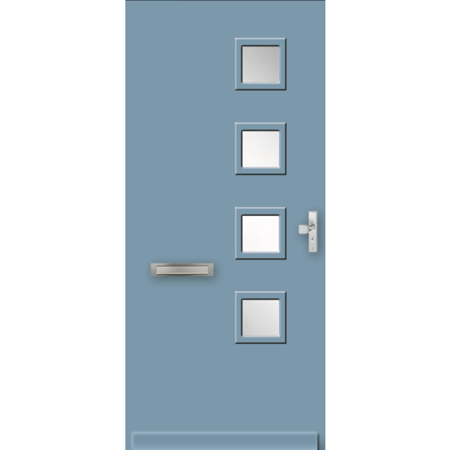Weekamp deuren Vlakke Tricomfort voordeur WK3021