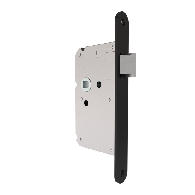 Weekamp deuren Smal loopslot zwarte voorplaat