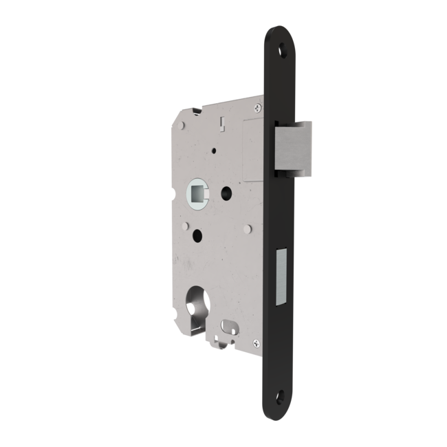 Weekamp deuren Smal dag nachtslot cilinder zwarte voorplaat