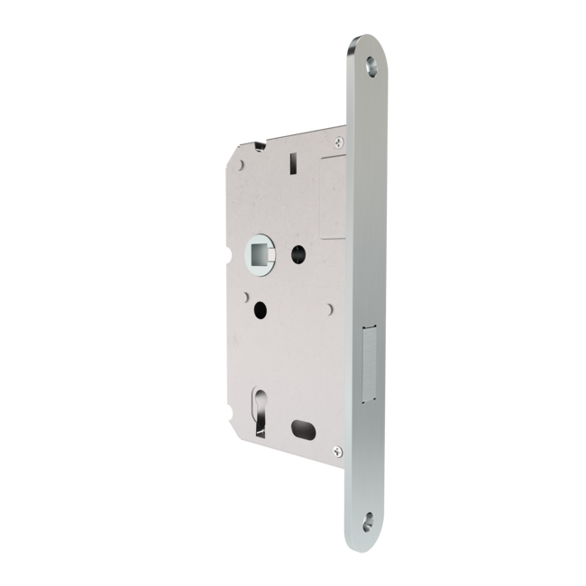 Weekamp deuren Smal kastslot klavier RVS voorplaat