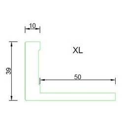Alfa flex XL architraaf wit