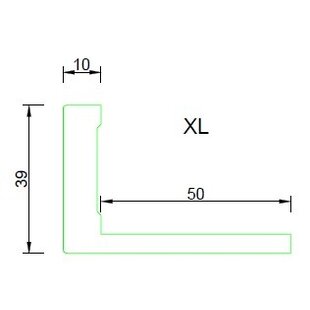 Alfa flex XL architraaf wit