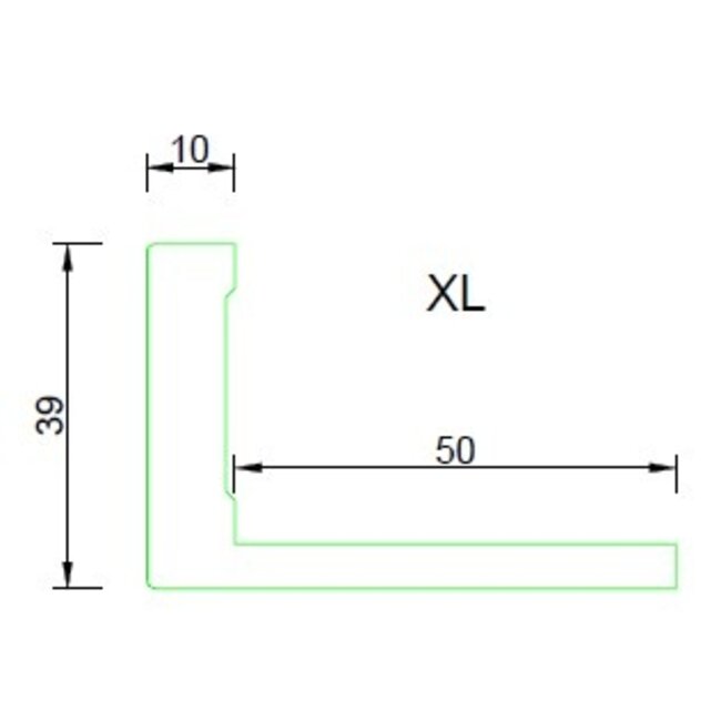 COLO Alfa flex XL architraaf wit