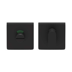 Toiletset Quadrate Regular zwart