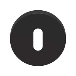 Sleutelrozet Arc Regular zwart