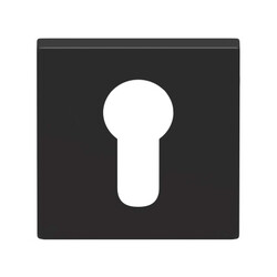 Cilinderrozet Quadrate Regular zwart