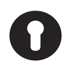 Cilinderrozet Orbit Regular zwart